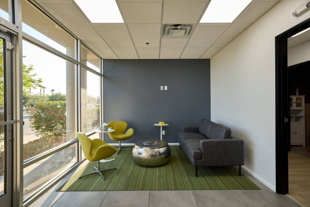 Renovated Office Break Room by Kalb Industries